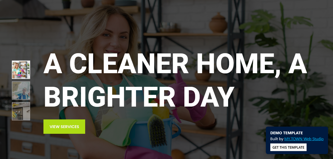 Cleaning Website Demo