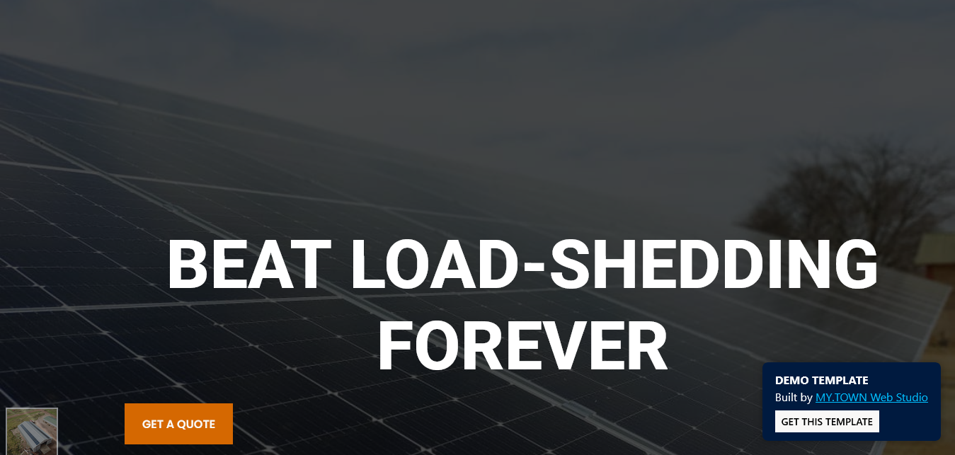 Solar Solutions Website Demo